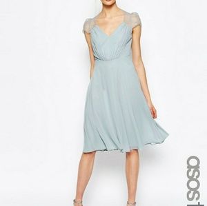 Asos Kate Lace Midi Dress